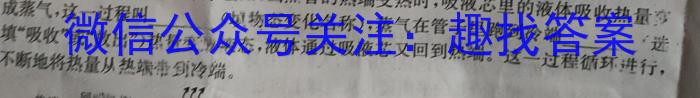 2024年6月浙江省学业水平适应性考试（高二年级）物理试题答案