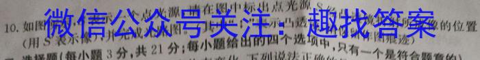 安徽省2024年1月份九年级质量检测试卷（24-CZ64c）物理试卷答案