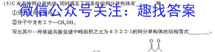 湖南省2024届高三一起考大联考(模拟四)数学