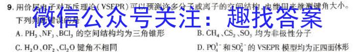 3湖南省2024届高三九校联盟第二次联考(3月)化学试题