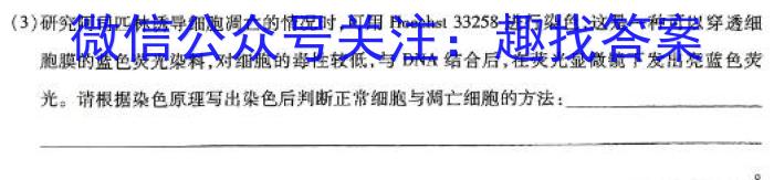 2024届陕西省高三模拟考试(5.4)(○)生物学试题答案