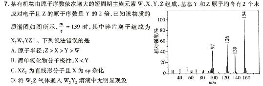 【热荐】陕西省2024届九年级教学质量检测（180）化学