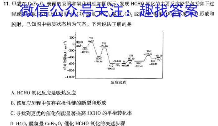 2024届衡水金卷先享题压轴卷(新高考无角标)1化学