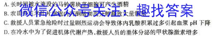 陕西省2023~2024学年高一年级期末考试试卷(241962Z)数学