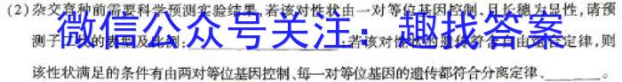 内蒙古2024年普通高等学校招生全国统一考试(第二次模拟考试)数学