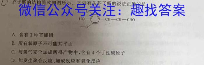 【精品】河南省2024年九年级第三次模拟试卷化学