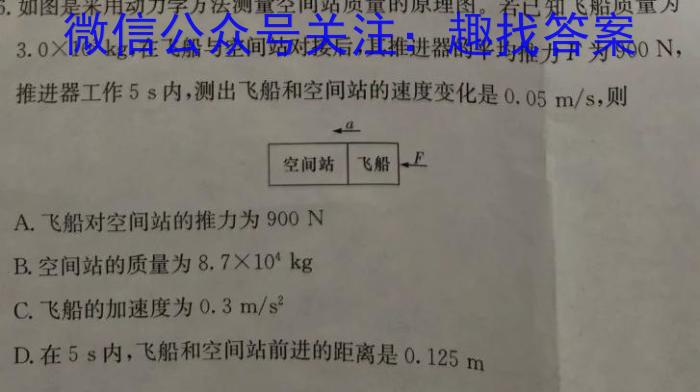 2024届单科模拟04物理`