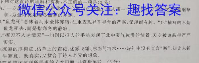 江西省2024年初中学业水平考试模拟(八)8语文