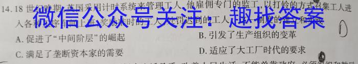 九师联盟 2024-2025学年洛阳强基联盟高一10月联考政治1