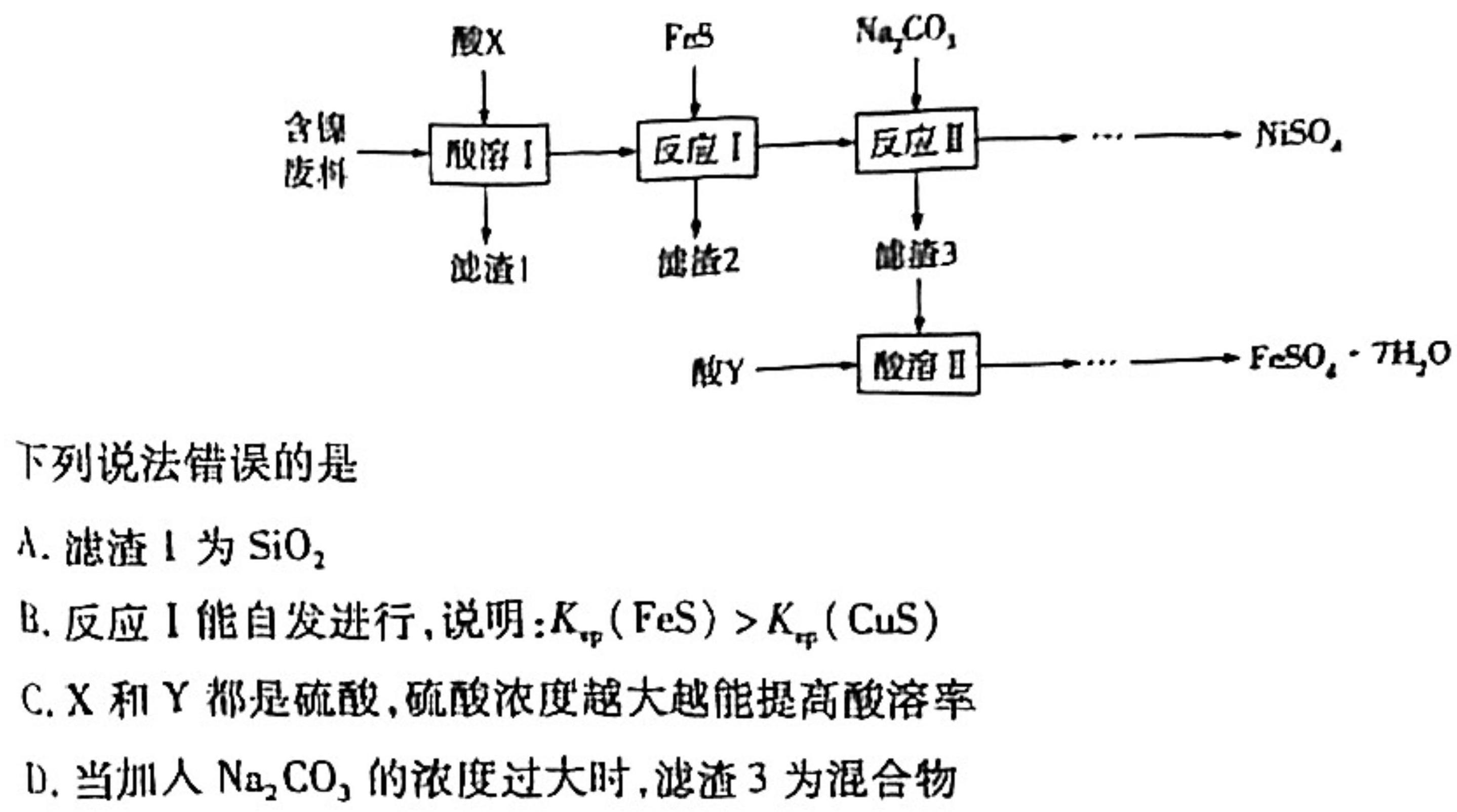 1安徽省安师联盟2024年中考权威预测模拟试卷（六）化学试卷答案