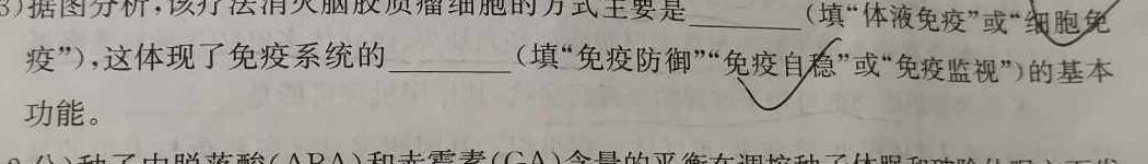 2025届广东省普通高中毕业班调研考试(一)生物