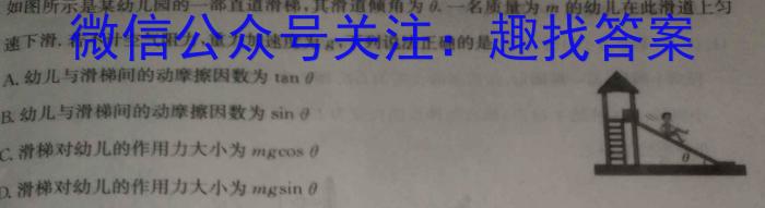 石室金匮 成都石室中学2023-2024学年度下期高2024届二诊模拟考试物理试卷答案