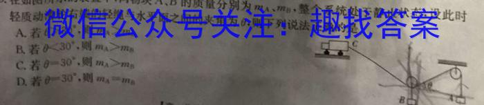 [石家庄二检]石家庄市2024年普通高中学校毕业年级教学质量检测(二)2物理试卷答案