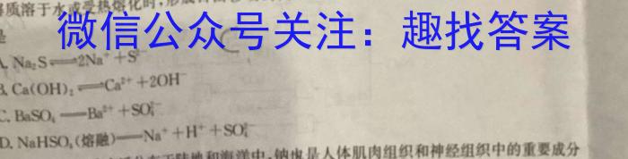 河南省普高联考2023-2024学年高三测评(六)6数学