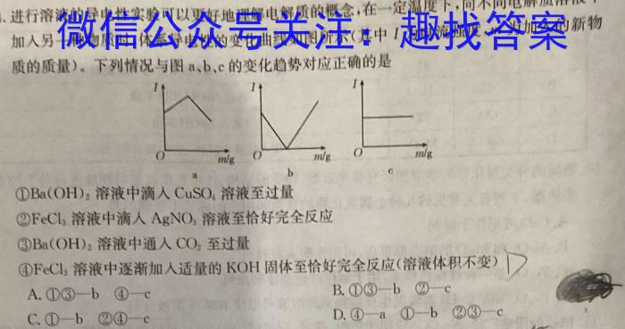 2024年安徽省初中学业水平考试模拟（二）试题卷化学