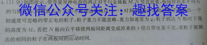 河北省2025届高三大数据应用调研联合测评(I)物理试卷答案