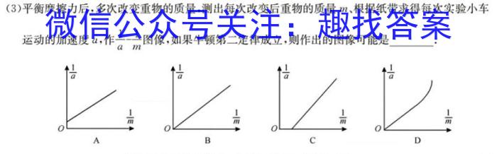 2024安徽九年级考试(无标题·B卷)物理`