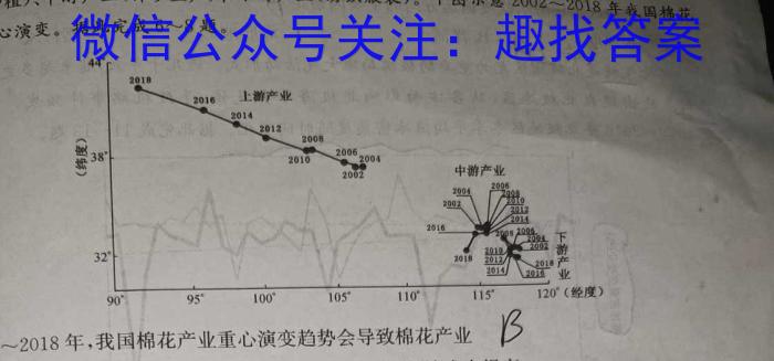 2024年广东省湛江市普通高考第二次模拟测试(24-390C)地理试卷答案