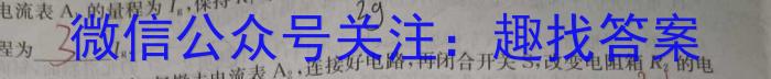 安徽省2024年初中学业水平考试冲刺(一)1物理试题答案