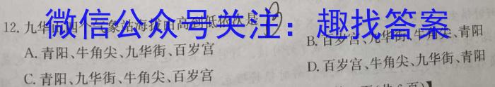 青海省2024年中考模拟考试(二)(青海专版)地理试卷答案