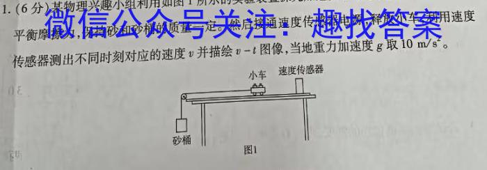 陕西省2024-2025学年高中毕业班阶段性测试（一）物理`