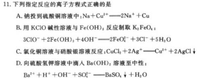 【热荐】湖南省2023年下学期高二期末考试化学