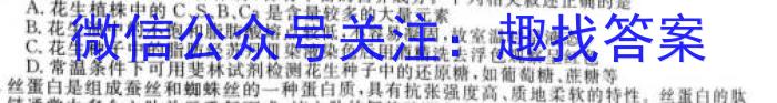 甘肃省中学2302-2024-2高一期中试卷(241784D)数学