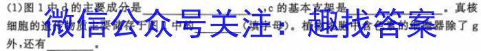 河北省2023-2024学年第一学期九年级期末学业质量监测生物学试题答案