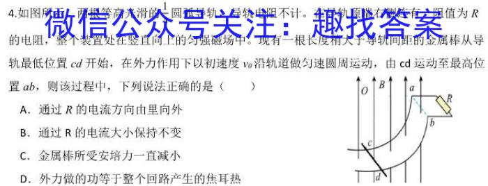 河北省2025届高三年级大数据应用调研联合测评(I)物理试卷答案