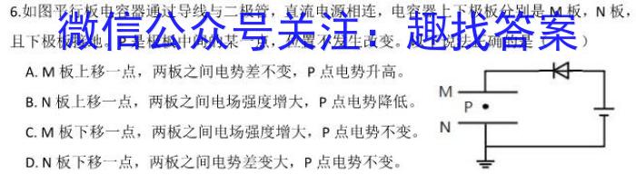 2024届皖江名校联盟高三下学期4月联考[F-024]f物理