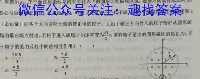 炎德·英才·名校联考联合体2025届高三第一次联考(暨入学检测)物理试卷答案