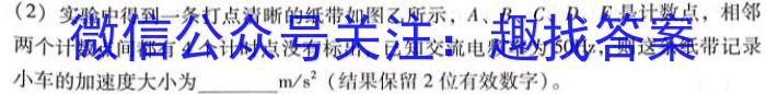 贵州省毕节市织金县2023-2024学年度第二学期八年级学业水平检测物理试题答案