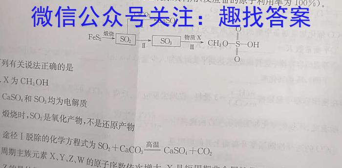 山东省聊城市2023-2024学年度第一学期期末教学质量抽测考试（高一）化学