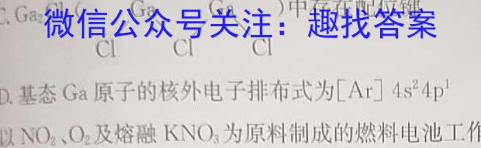 安徽省六安皋城中学2023-2024学年度春学期九年级定时作业一数学