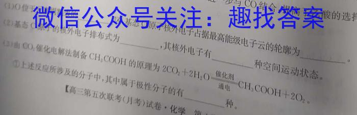 福建省高三年级2024年2月考试(24-337C)数学