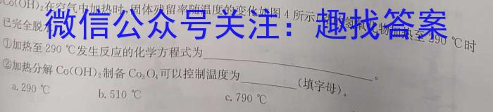 q西咸新区2023-2024学年度第一学期高三模拟考试化学