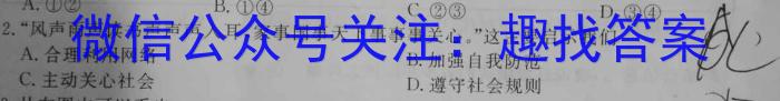 炎德英才大联考长郡中学2024届高三月考试卷（六）政治试卷d答案