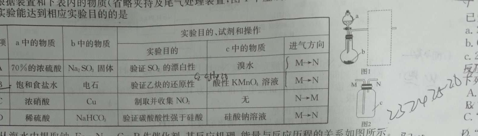【热荐】福建省龙岩市2024年高中毕业班五月教学质量检测化学