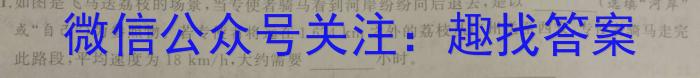 ［怀化二模］怀化市2024年4月适应性考试物理试卷答案