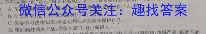 河南省2023-2024学年七年级第二学期学情分析一/语文