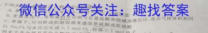 q河南省2024年内黄县九年级适应性测试试卷化学