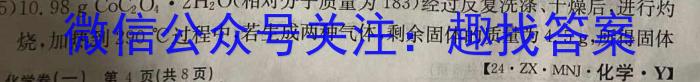 河北省2023~2024学年度七年级上学期阶段评估(一)[1L-HEB]化学