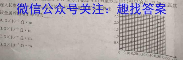 衡水金卷2024版先享卷 调研卷答案新高考卷四物理