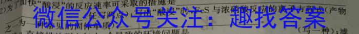 开卷文化2024普通高等学校招生全国统一考试压轴卷(一)化学