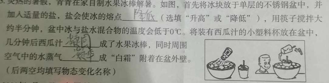 [今日更新]2024届普通高等学校招生全国统一考试 高三青桐鸣冲刺卷一.物理试卷答案