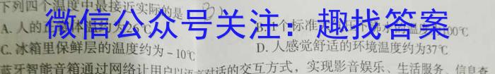 内乡县2024年中招三模考试物理试卷答案