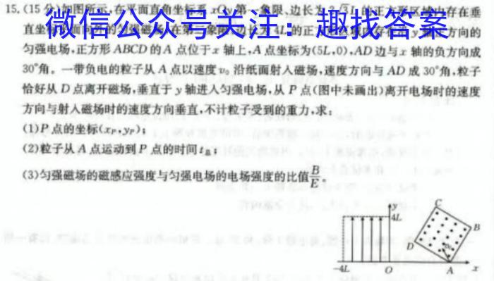 河南省2023-2024学年九年级第二学期模拟(一)物理试题答案