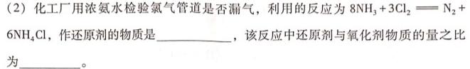 【热荐】九师联盟·河南省2024年1月高二年级期末考试化学