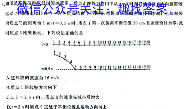 2024届衡水金卷先享题[调研卷](福建专版)五f物理