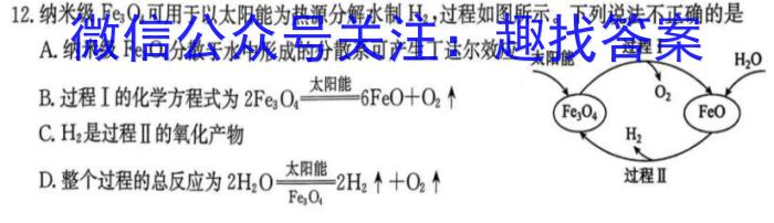 安徽省霍邱县2023-2024学年度八年级第二学期期中考试化学